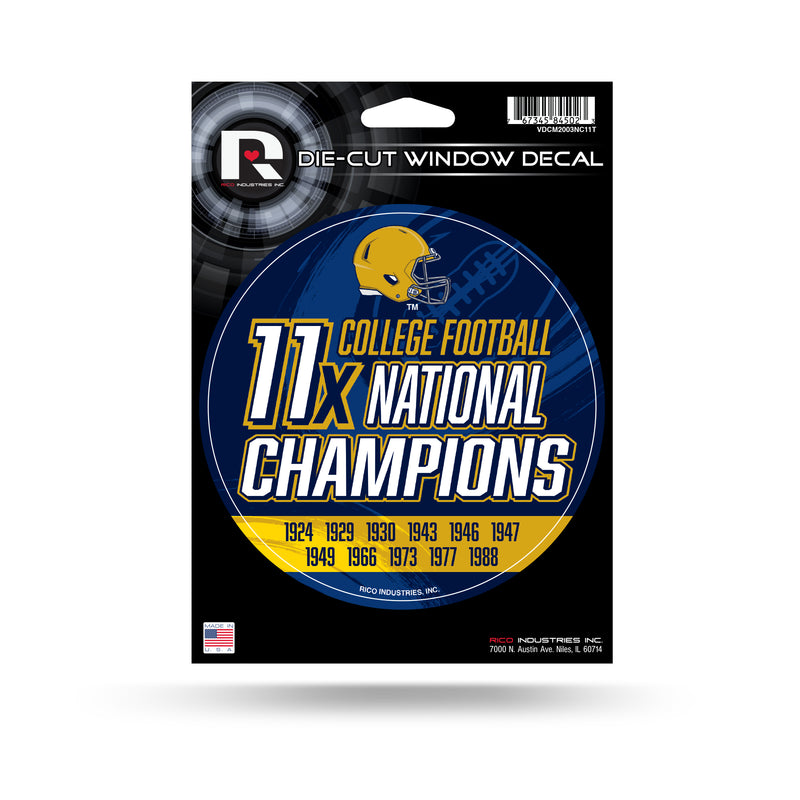 NCAA Notre Dame Fighting Irish 5" x 7" Vinyl Die-Cut Decal - Car/Truck/Home Accessory By Rico Industries