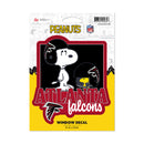 Atlanta Falcons Peanuts Game Day Medium Die Cut Decal