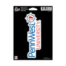 Pennsylvania Western University Medium Die Cut Decal