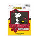 Tampa Bay Buccaneers Peanuts Game Day Medium Die Cut Decal