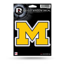 NCAA Michigan Wolverines 5" x 7" Vinyl Die-Cut Decal - Car/Truck/Home Accessory By Rico Industries
