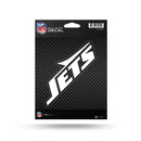 New York Jets Primary Logo Carbon Fiber Design 5" x 7" Vinyl Die-Cut Decal
