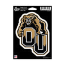 Oakland Golden Grizzlies Medium Die Cut Decal