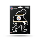 Steelers Bigfoot Design Medium Die Cut Decal