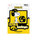 Iowa Hawkeyes Peanuts Game Day Medium Die Cut Decal