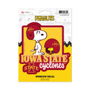 Iowa State Cyclones Peanuts Game Day Medium Die Cut Decal