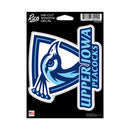 Upper Iowa University Peacocks Medium Die Cut Decal
