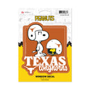 Texas Longhorns Peanuts Game Day Medium Die Cut Decal