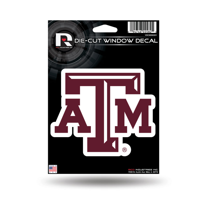 NCAA Texas A&M Aggies 5" x 7" Vinyl Die-Cut Decal - Car/Truck/Home Accessory By Rico Industries