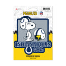 Indianapolis Colts Peanuts Game Day Medium Die Cut Decal