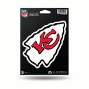 NFL Kansas City Chiefs 5" x 7" Vinyl Die-Cut Decal - Car/Truck/Home Accessory By Rico Industries