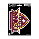 Iona Gaels Medium Die Cut Decal