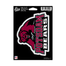 Suny Potsdam Bears Medium Die Cut Decal