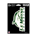Le Moyne Dolphins Medium Die Cut Decal