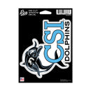 College Of Staten Island Dolphins Medium Die Cut Decal