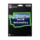 Seattle Seahawks Resort Design Medium Die Cut Decal
