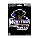 Whittier Poets Medium Die Cut Decal