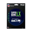 Seattle Seahawks 2026 Super Bowl LX Bound Medium Die Cut Decal