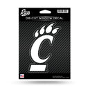Cincinnati Bearcats Carbon Fiber Design Medium Vinyl Die-Cut Decal (5"x7")