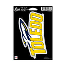 Toledo Rockets Medium Die Cut Decal