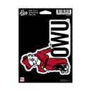 Ohio Wesleyan Battlin' Bishops Medium Die Cut Decal