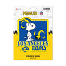 Los Angeles Rams Peanuts Game Day Medium Die Cut Decal
