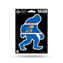 University of Kansas Bigfoot Design Medium Die Cut Decal