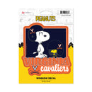Virginia Cavaliers Peanuts Game Day Medium Die Cut Decal