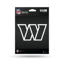 Washington Commanders Carbon Fiber Design Medium Die-Cut Vinyl Decal