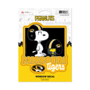 Missouri Tigers Peanuts Game Day Medium Die Cut Decal