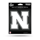 Nebraska University - Carbon Fiber Design - Medium Die-Cut Vinyl Decal