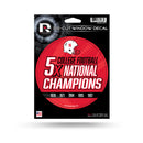 NCAA Nebraska Cornhuskers 5" x 7" Vinyl Die-Cut Decal - Car/Truck/Home Accessory By Rico Industries