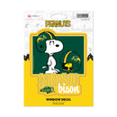 North Dakota State Bison Peanuts Game Day Medium Die Cut Decal
