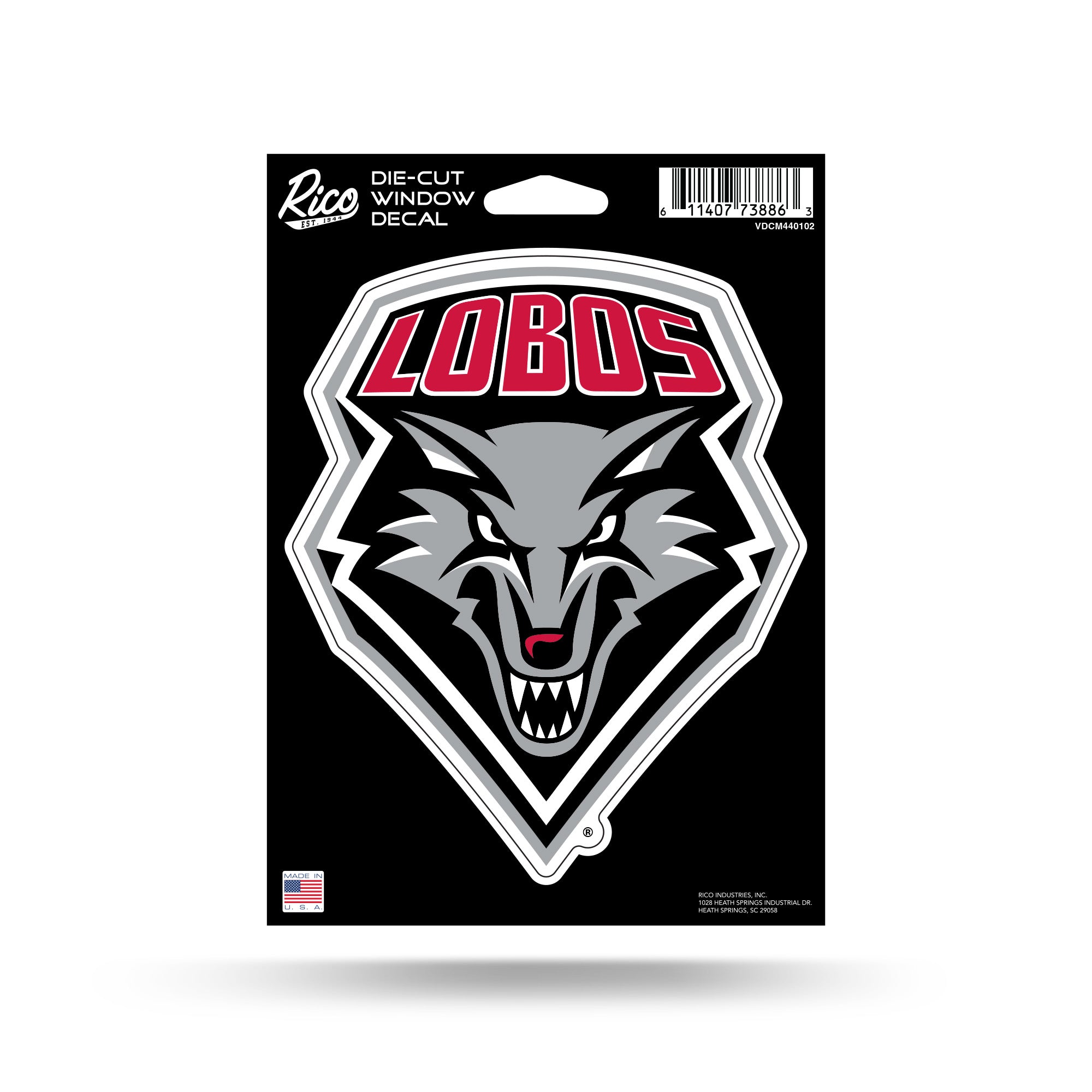 New Mexico Lobos Medium Die Cut Decal