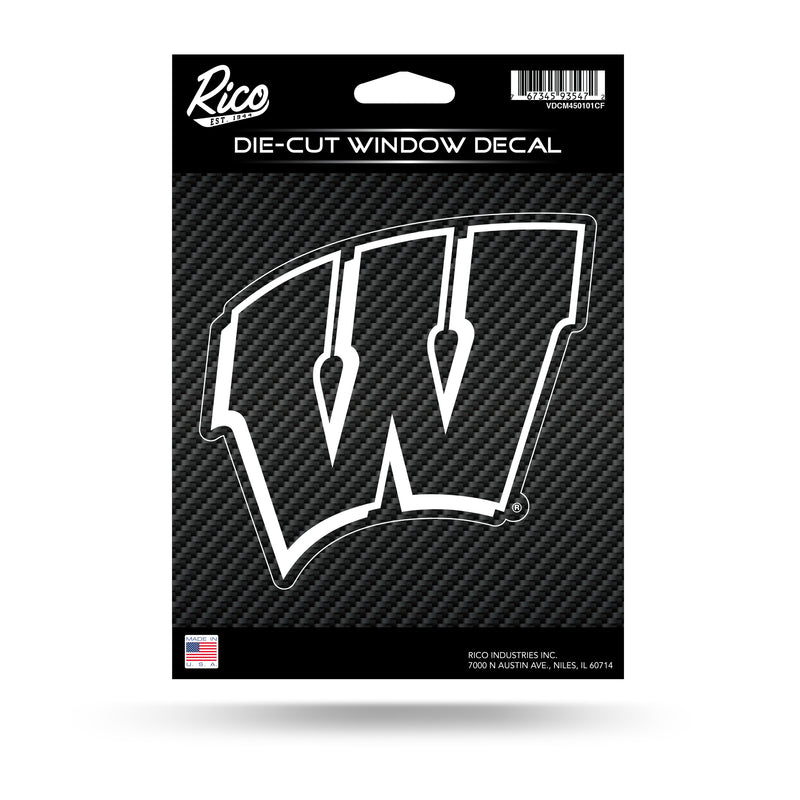 NCAA Wisconsin Badgers 5" x 7" Vinyl Die-Cut Decal - Car/Truck/Home Accessory By Rico Industries