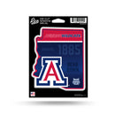 Arizona Wildcats State Shape Medium Die Cut Decal