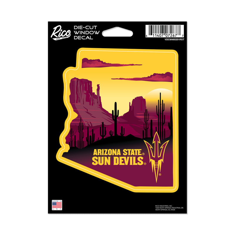 Arizona State Sun Devils Resort Design Medium Die Cut Decal