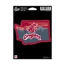 Washington State Cougars Resort Design Medium Die Cut Decal
