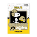 Colorado Buffaloes Peanuts Game Day Medium Die Cut Decal