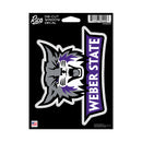 Weber State Wildcats Medium Die Cut Decal