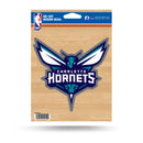 NBA Charlotte Hornets 5" x 7" Vinyl Die-Cut Decal - Car/Truck/Home Accessory By Rico Industries