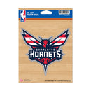 Charlotte Hornets Stars and Stripes Medium Die Cut Decal