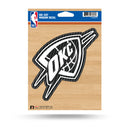 NBA Oklahoma City Thunder 5" x 7" Vinyl Die-Cut Decal - Car/Truck/Home Accessory By Rico Industries