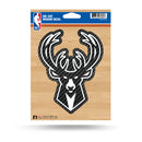 NBA Milwaukee Bucks 5" x 7" Vinyl Die-Cut Decal - Car/Truck/Home Accessory By Rico Industries