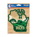 Milwaukee Bucks Resort Design Medium Die Cut Decal