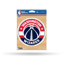 NBA Washington Wizards 5" x 7" Vinyl Die-Cut Decal - Car/Truck/Home Accessory By Rico Industries
