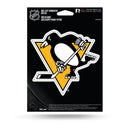 NHL Pittsburgh Penguins 5" x 7" Vinyl Die-Cut Decal - Car/Truck/Home Accessory By Rico Industries