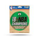 Boston Celtics Medium Die Cut Vinyl Decal (5X7")