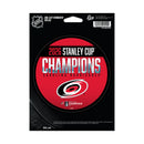 Carolina Hurricanes 2026 Stanley Cup Champions Medium Die Cut Decal