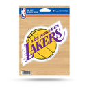 NBA Los Angeles Lakers 5" x 7" Vinyl Die-Cut Decal - Car/Truck/Home Accessory By Rico Industries